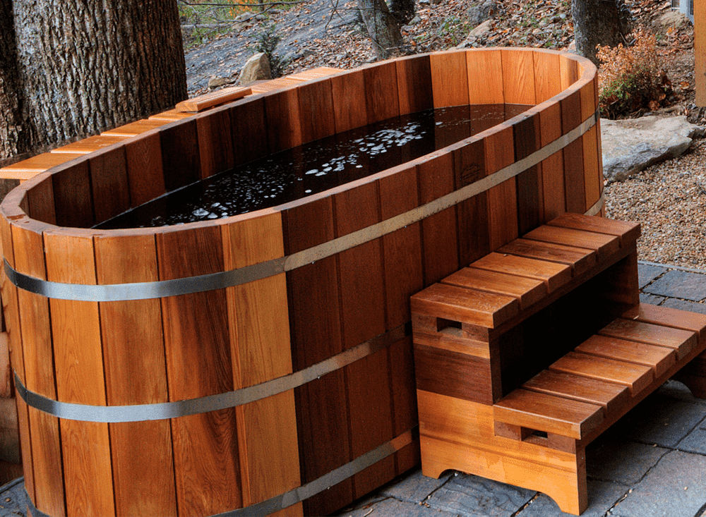 Japanese soaking tub outdoor discount